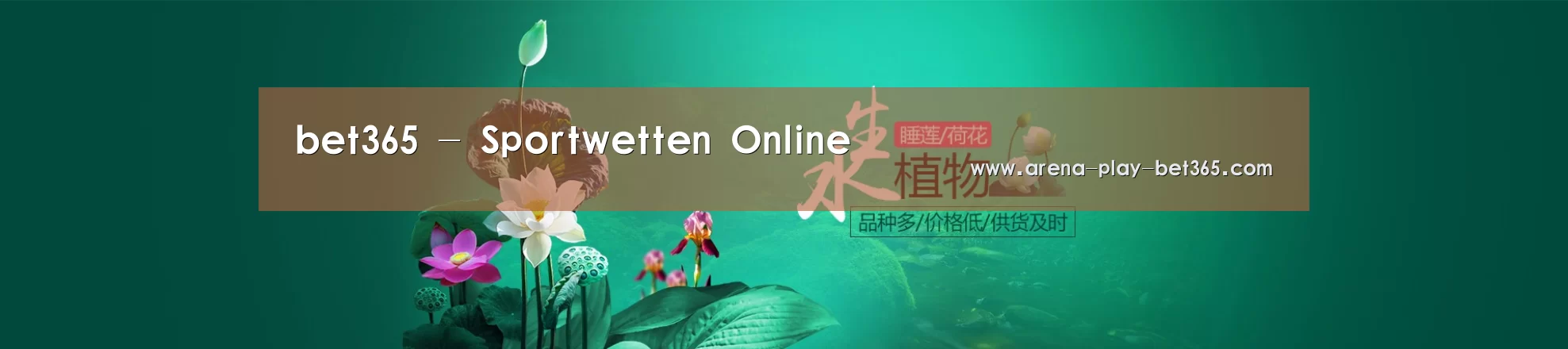 鲜花水草花卉网站模板